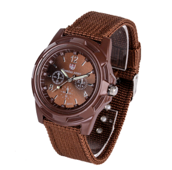 Cloth Belt Weaving Belt Military Watch Sea and Land Air Force Movement Quartz Military Watch Image