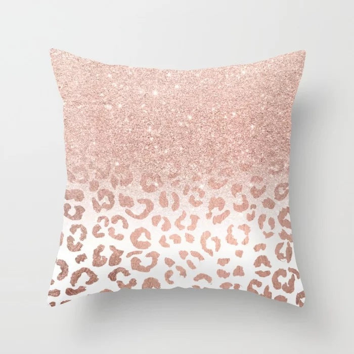 Pink sofa cushion cushion pillowcase Image