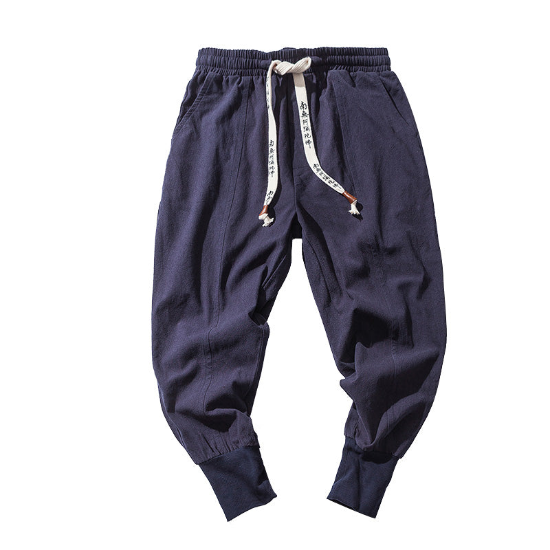 Cotton And Linen Feet Jarem Pants Tide Hip Hop Pants For Man Image