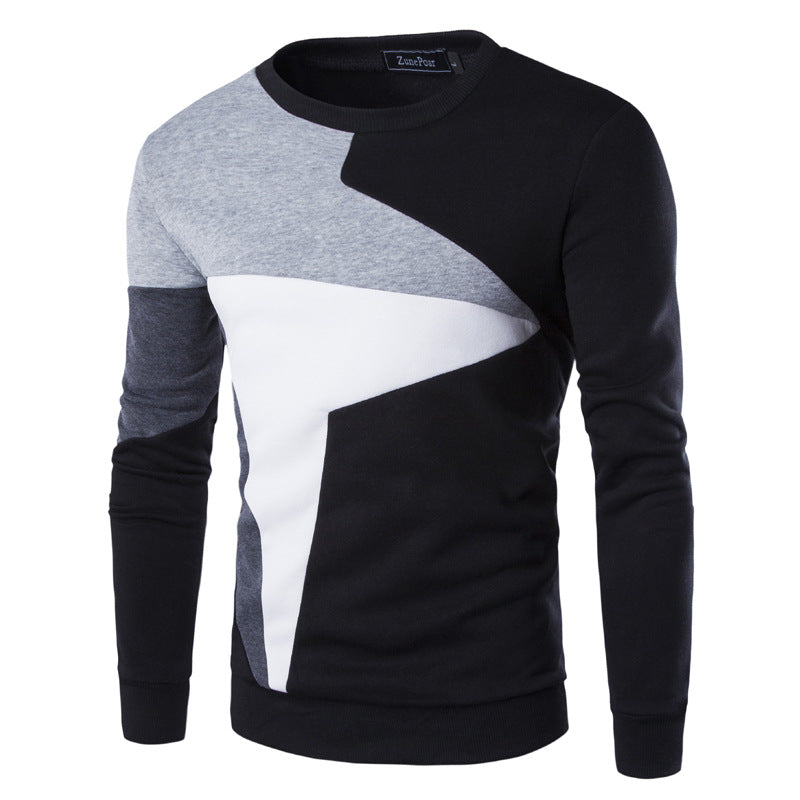 Sweaters Men New Fashion Seagull Printed Casual O-Neck Slim Cotton Knitted Mens Sweaters Pullovers Men Brand Clothing Image