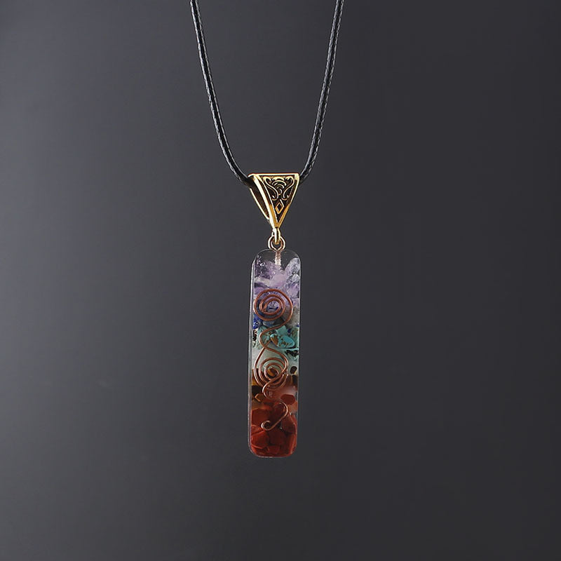 Gravel Seven Chakra Spirit Pendant Image