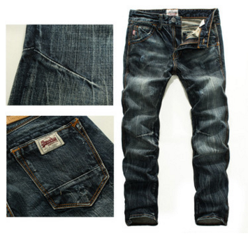 Vintage Men Dark Jeans