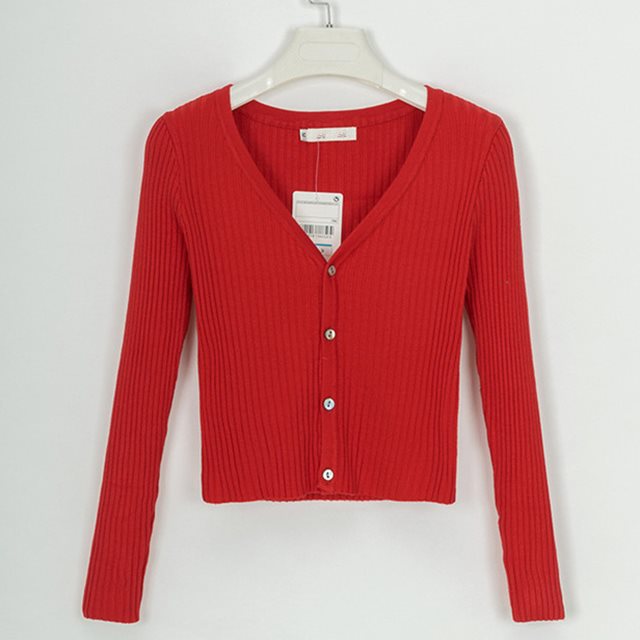 sweater cardigan women Slim sweaters Image