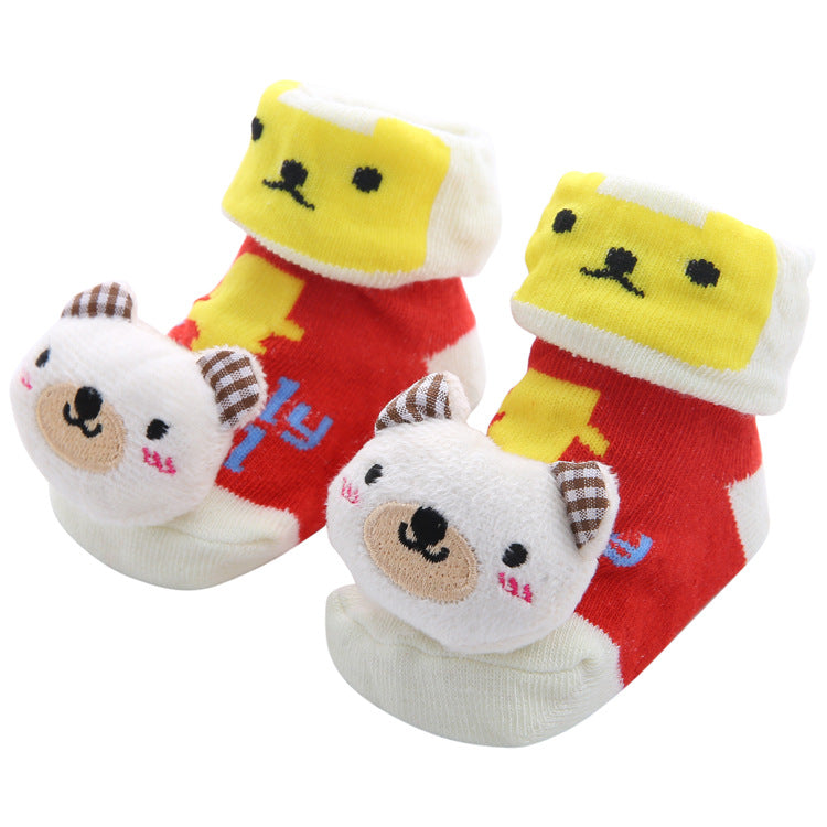 Cotton Cartoon Non-slip Baby Floor Socks Image