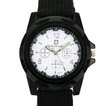 Cloth Belt Weaving Belt Military Watch Sea and Land Air Force Movement Quartz Military Watch Image