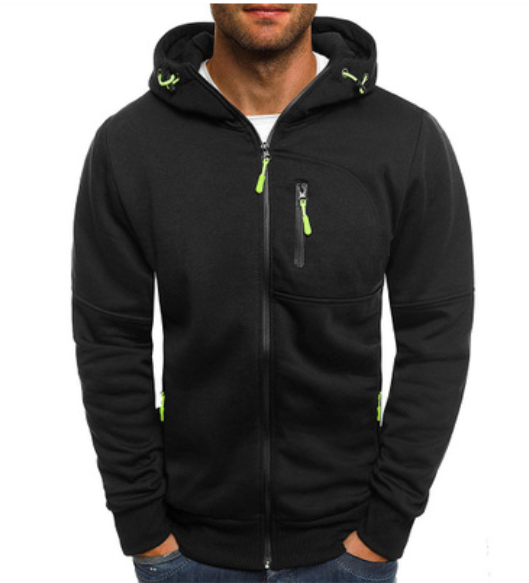 Men Hoodie Cotton Jacket Image