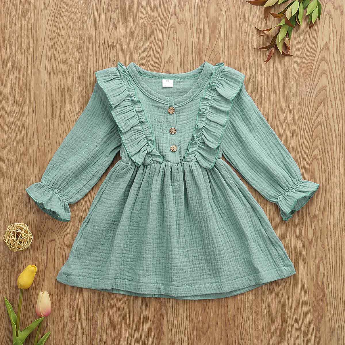 Girls cotton dress Image