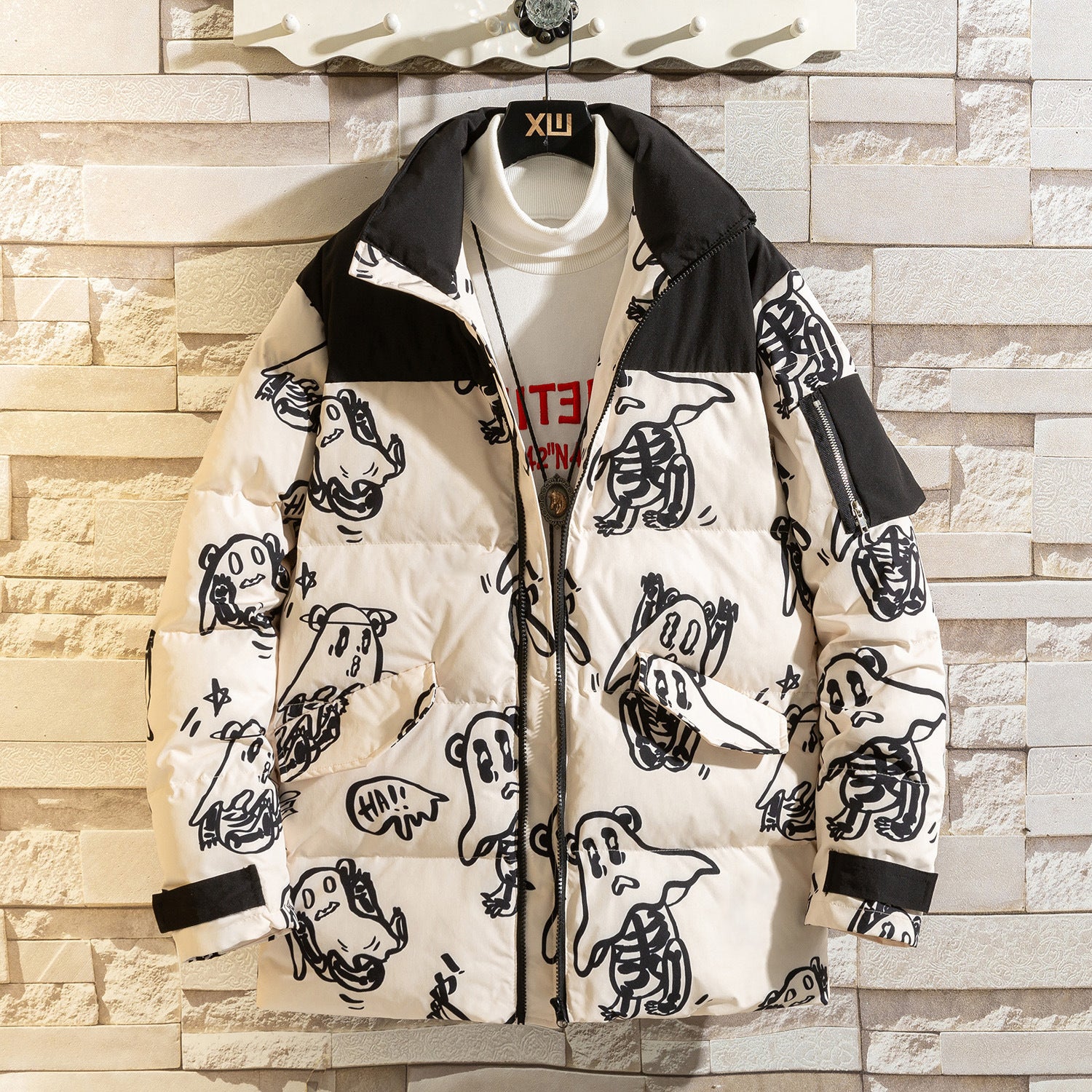 Korean Style Loose Bread Clothes Winter Men Image