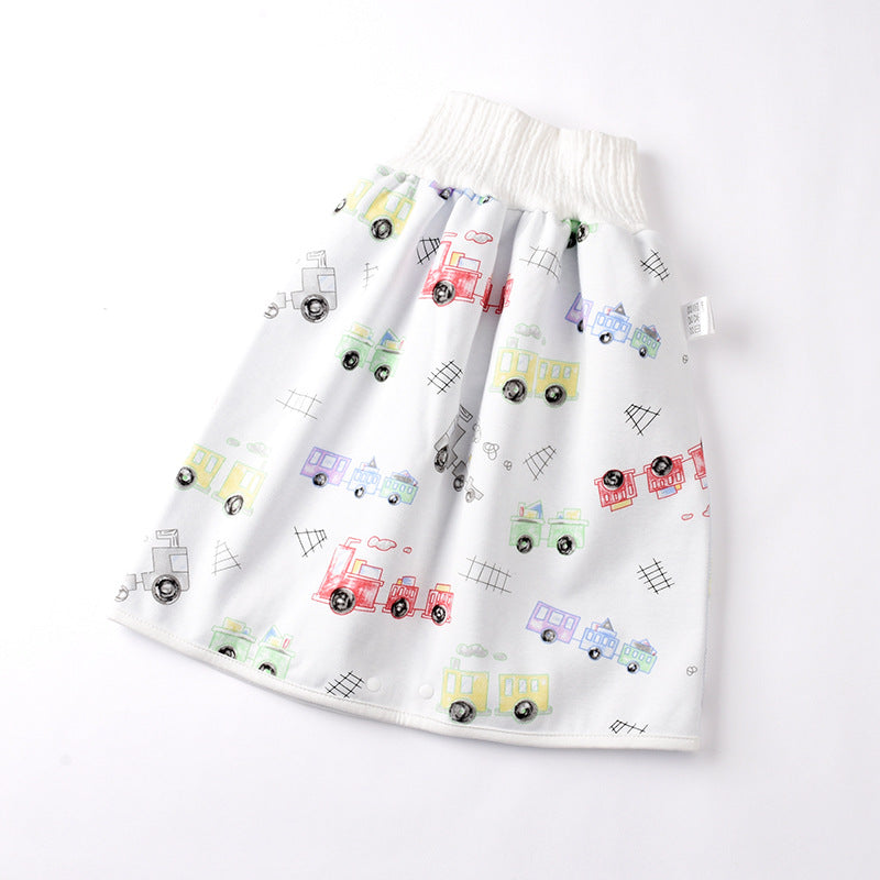 Cotton and bamboo fiber Baby diaper skirt Image