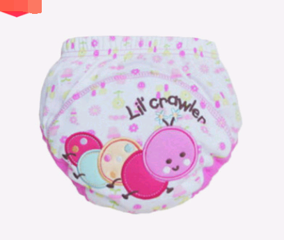 Children's cartoon diaper pants baby learning pants infant cotton breathable training pants washable diapers Image