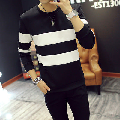 Men's long-sleeved t-shirt men's autumn couple long sleeves Image