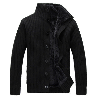 Sweater Men Coats Winter Warm Shirt Thick Jacket Image