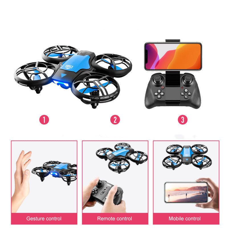 V8 2.4G 4CH Mini RC Drone Gesture Sensing WIFI FPV Altitude Hold Quadcopter RC Drone Toy With High Definition Camera Image