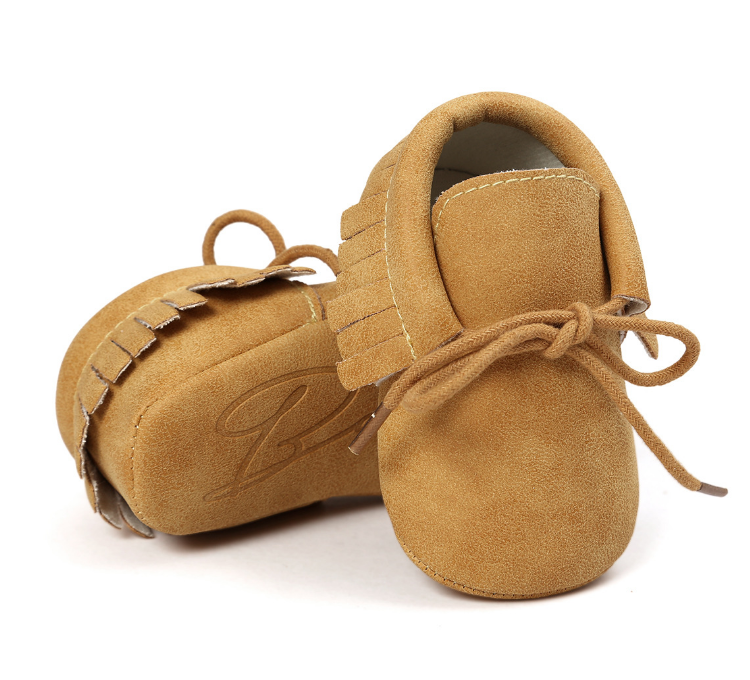 Small seven baby shoes leather soft baby shoes soft socks spring new Image