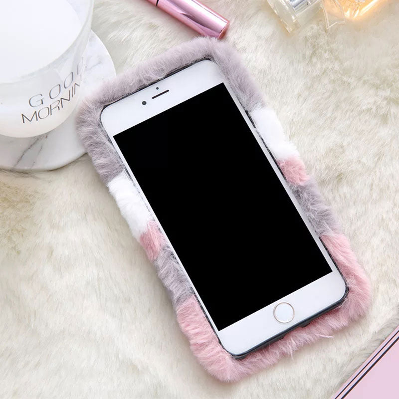 Plush dog phone case soft case Image