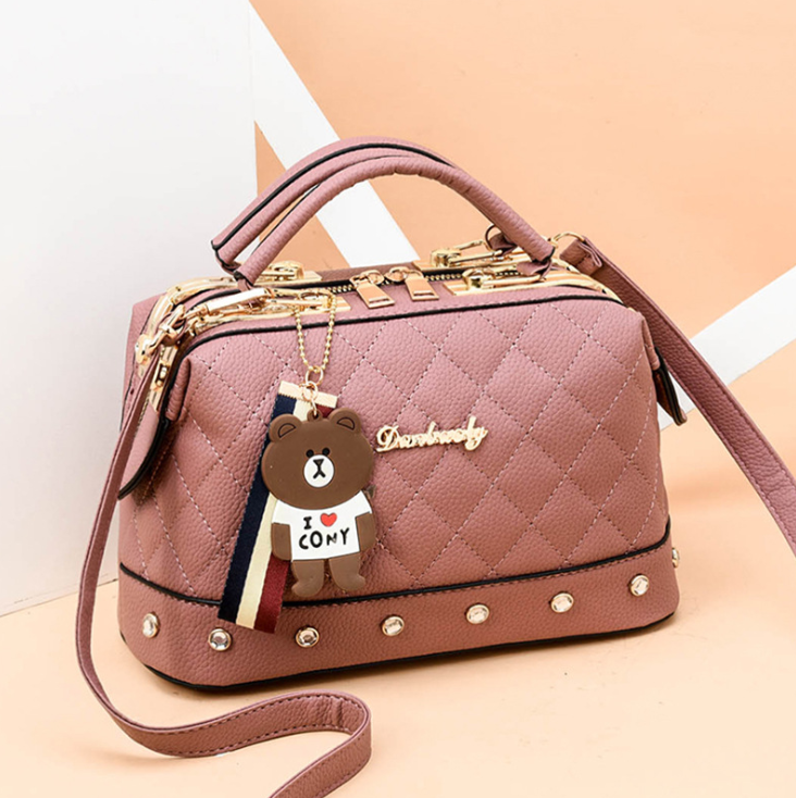 2021 autumn and winter trend new single shoulder diagonal small bag Korean fashion handbag small square bag Image