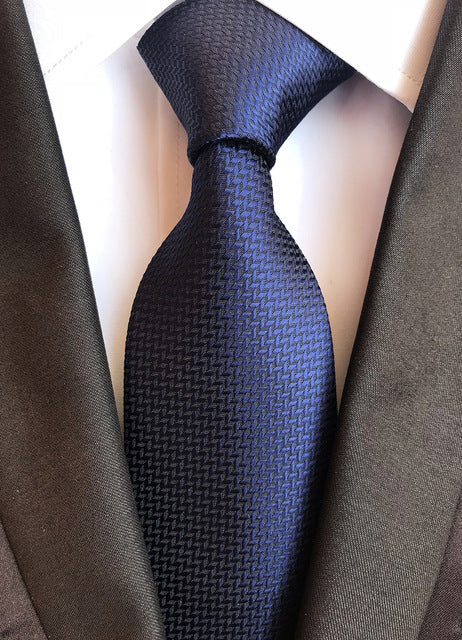 Silk tie luxurious striped Plaid tie Image