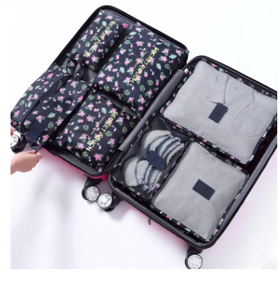 Durable Waterproof Nylon Packing Cube Travel Organizer Bag Image