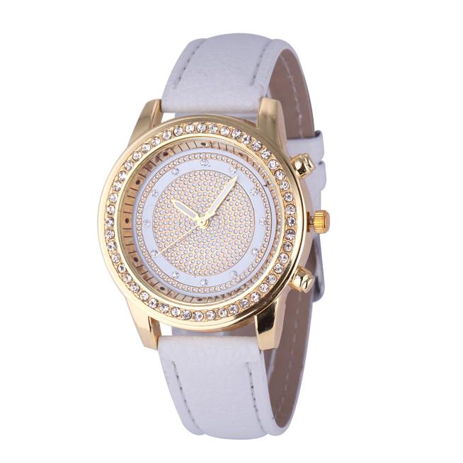 New Women Bracelet Wristwatch ladies Crystal Geneva Watches Fashion Stainless Steel Quartz Wristwatches Image