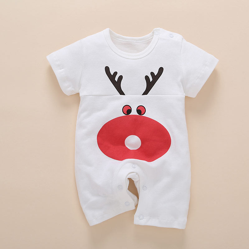 Baby baby clothes wear one piece clothes pure cotton clothes Image