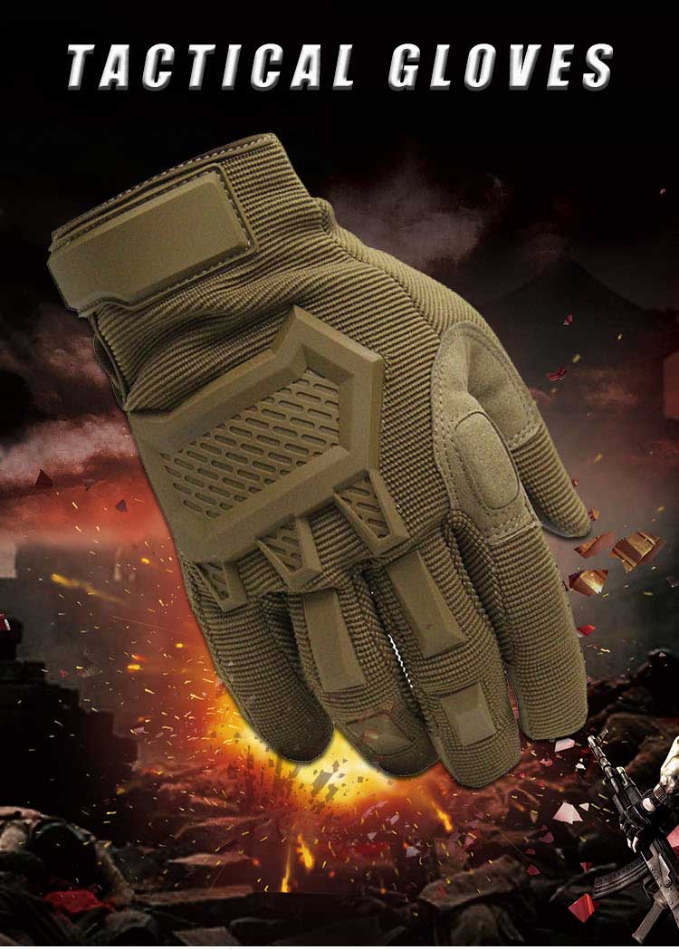 Touch Screen Tactical Gloves Men Army Sports Military Special Forces Full Finger Gloves Antiskid Motocycle Bicycle Gym Gloves Image