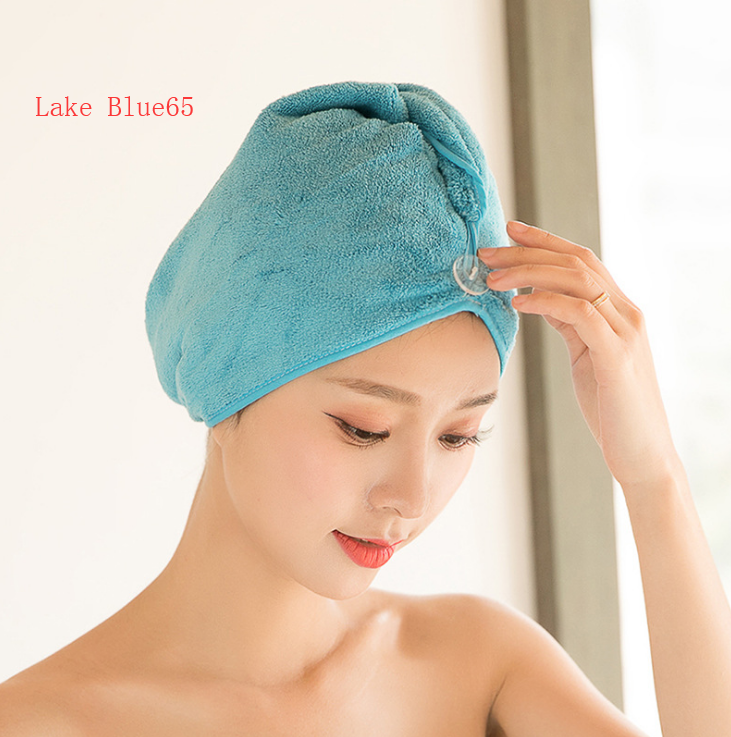 Women's Hair Dryer Cap, Absorbent Dry Hair Towel Image