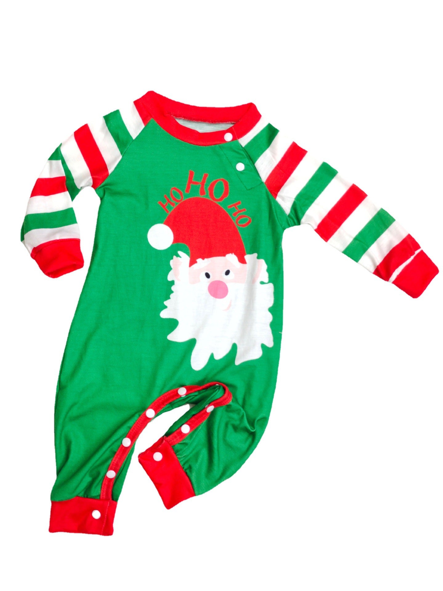 Family Christmas Pajamas Matching Sets Red Stripe Xmas Holiday Sleepwear Jammies Long Sleeve PJs Outfits Image