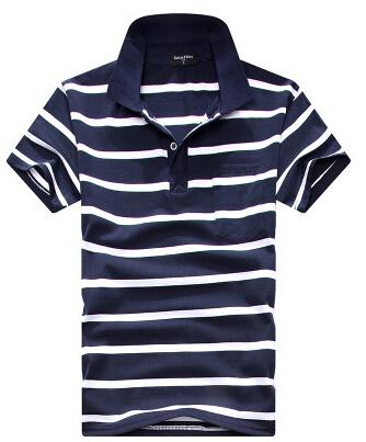 Stripe Men Polo Shirt Image