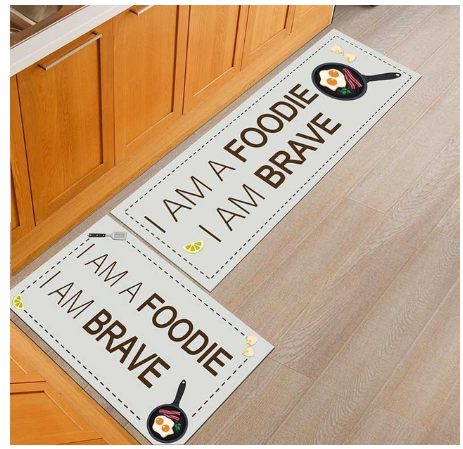 Floor mats, non-slip, oil-proof, household machine washable door mats, bathroom, bathroom, bedside rugs Image