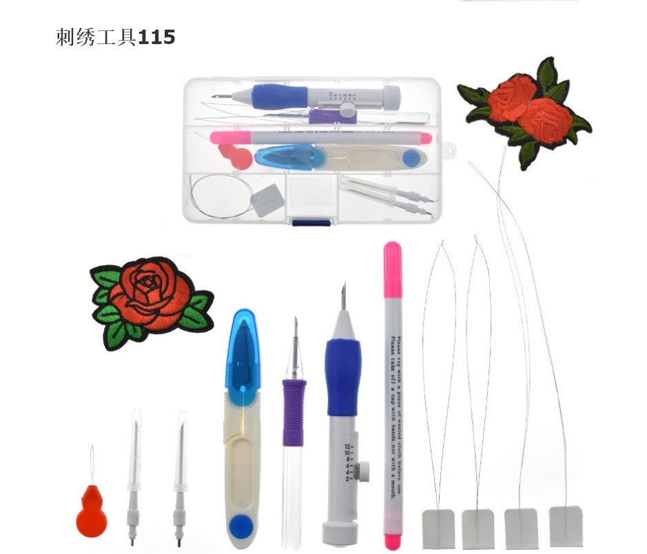 DIY Embroidery Set + 50 Threads Image