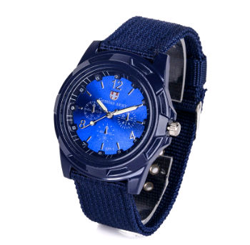 Cloth Belt Weaving Belt Military Watch Sea and Land Air Force Movement Quartz Military Watch Image