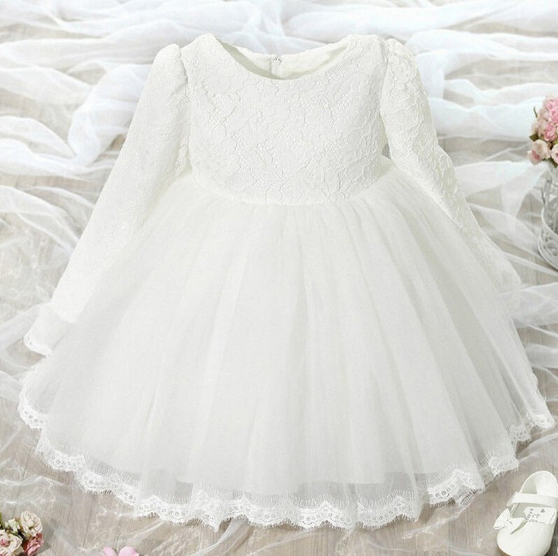 Lace princess dress girls summer dress Image