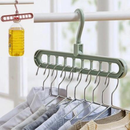 9-hole Clothes Hanger Organizer Space Saving Hanger