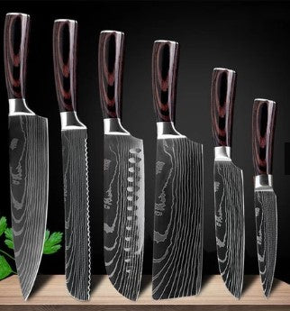 Carpenter's Special Set 6-piece Set 8-piece Set Knife Chef Knife Kitchen Knife Cooking Image