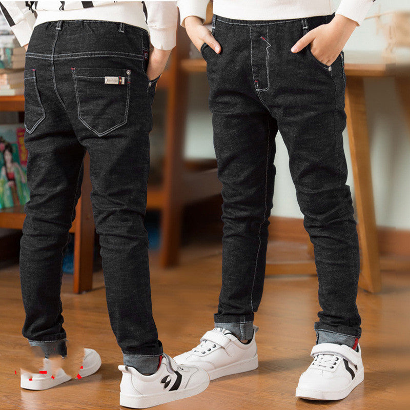 Boys plus fleece jeans Image