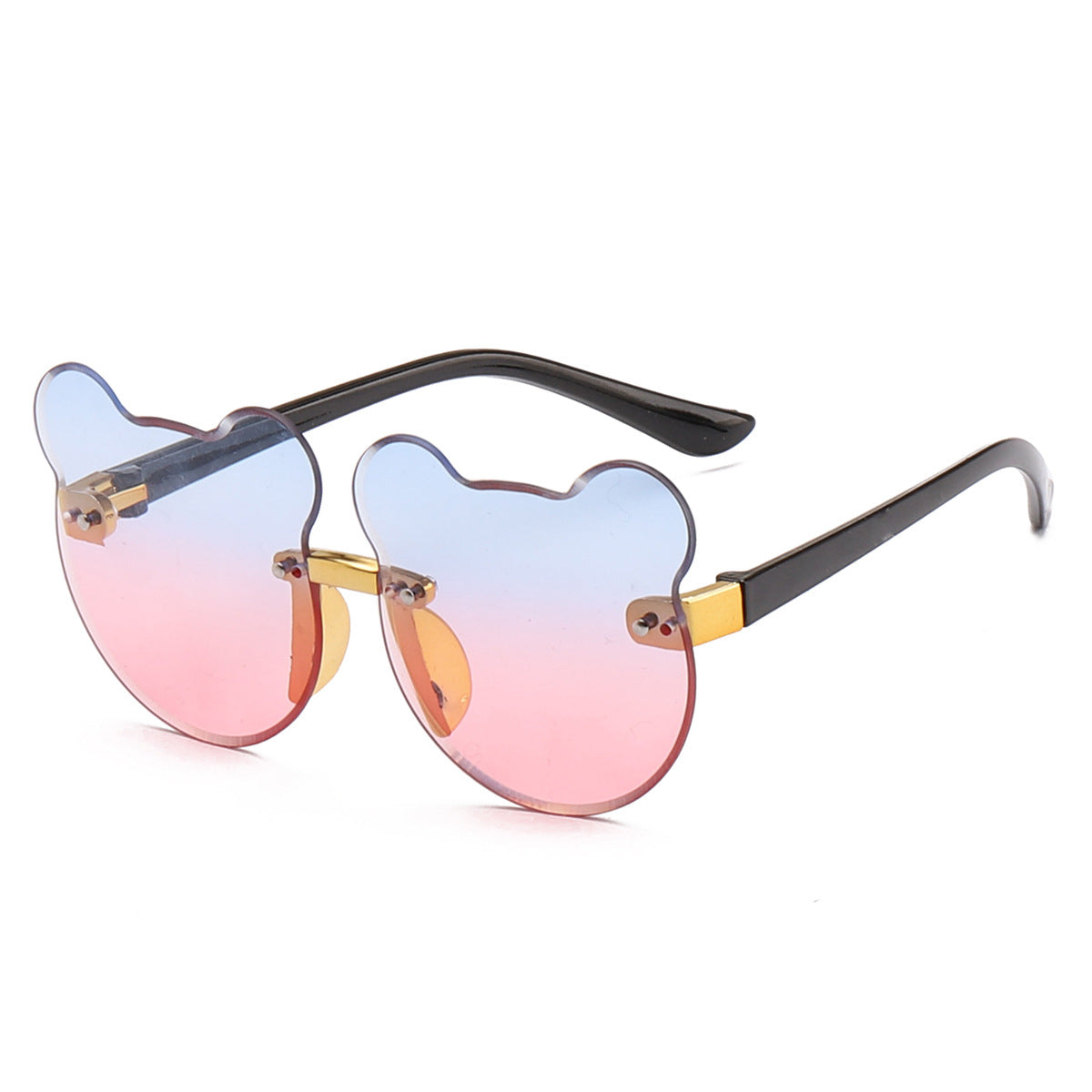 Cat Ear Kids Sunglasses Frameless Shape Image