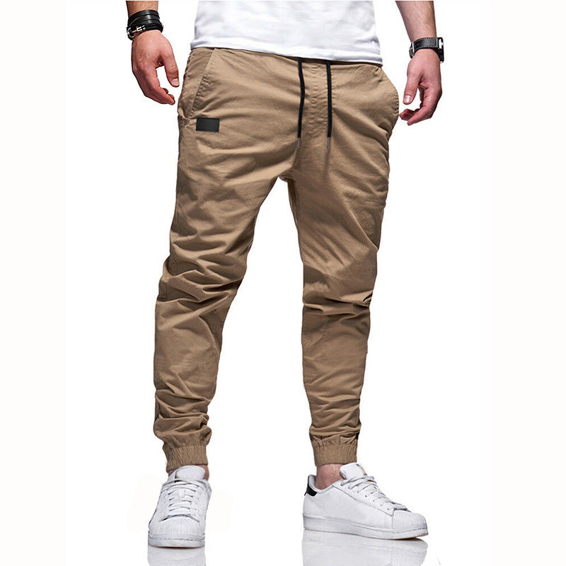 Youth Fashion Casual Tether Loose Cargo Ankle Banded Pants Image