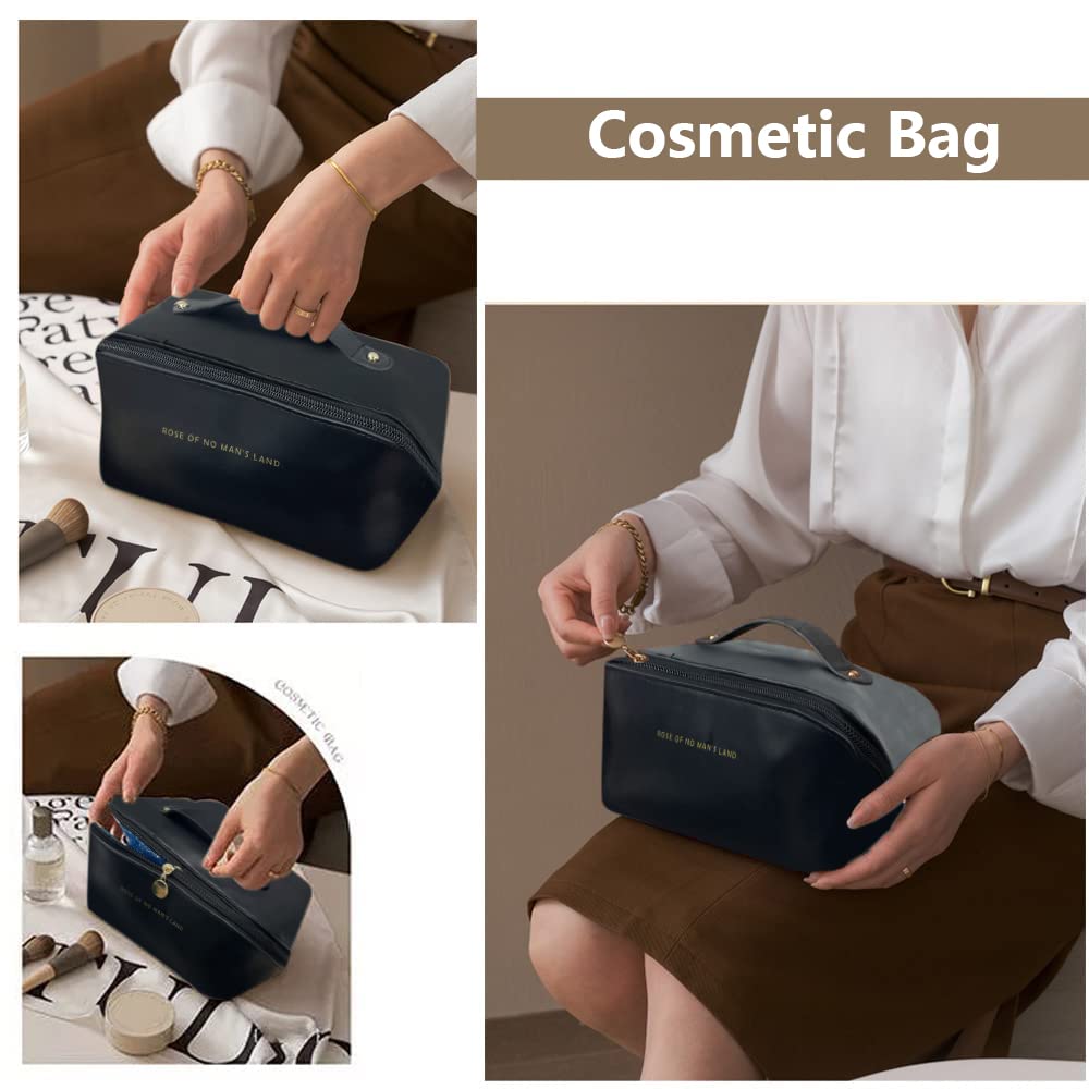 Travel Cosmetic Bag Large Capacity Multifunction Travel Cosmetic Bag Women Toiletries Organizer Female Storage Make Up Case Tool Image