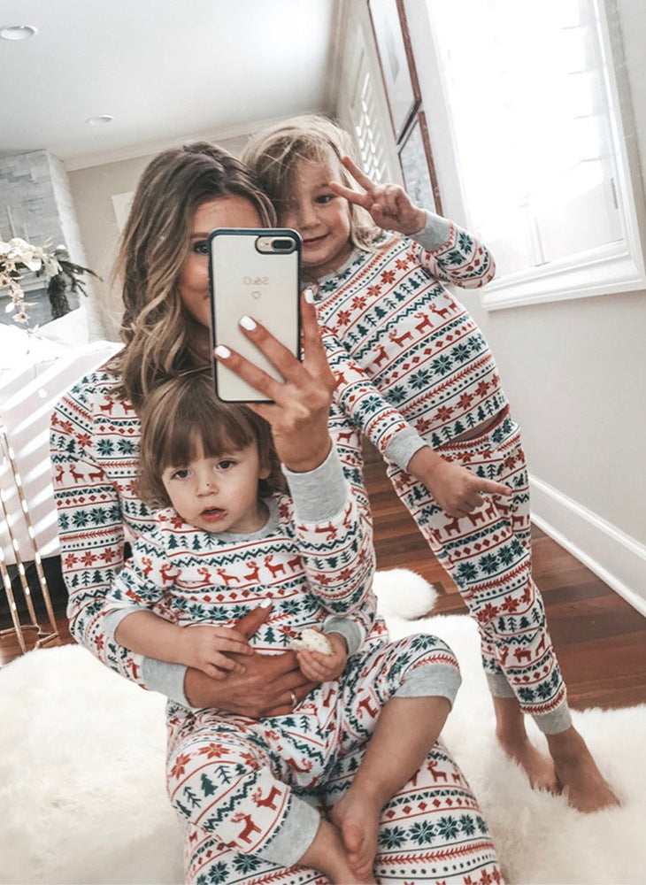 Christmas Pajamas Family Matching New Year Father Mother Kids Baby Look Clothes Set Dad Mom And Daughter Son Pyjamas Outfit Image