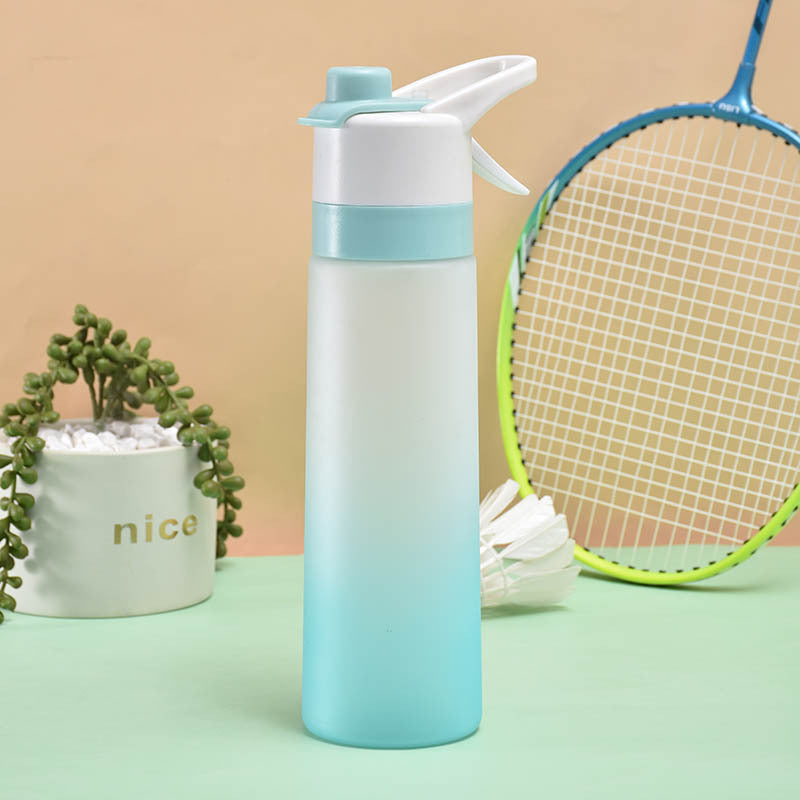 Spray Water Bottle For Girls Outdoor Sport Fitness Water Cup Large Capacity Spray Bottle Drinkware Travel Bottles Kitchen Gadgets Image