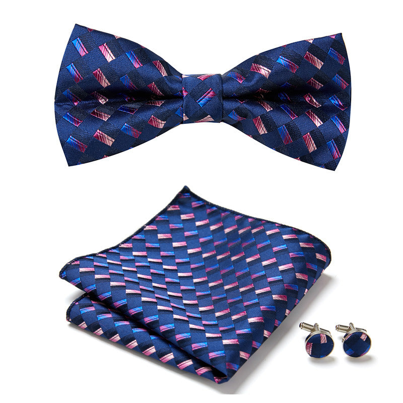 Three Piece Set Of Stylish Bow Ties Image