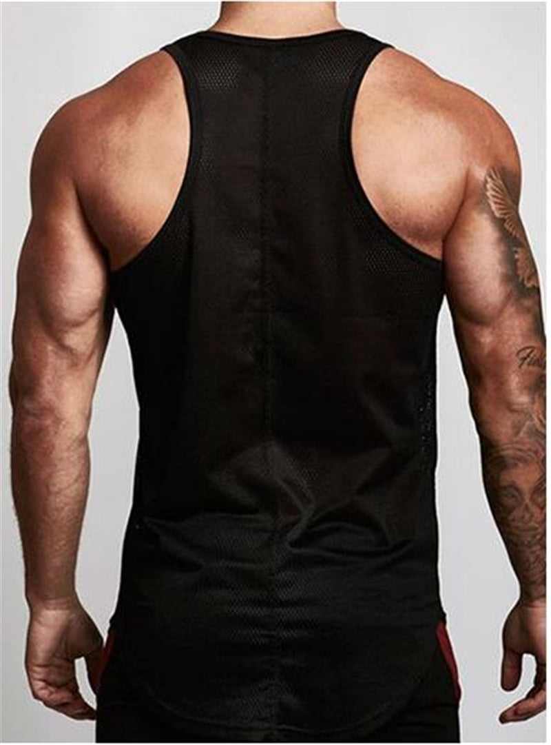 gym clothes tank top sportswear vest men Image