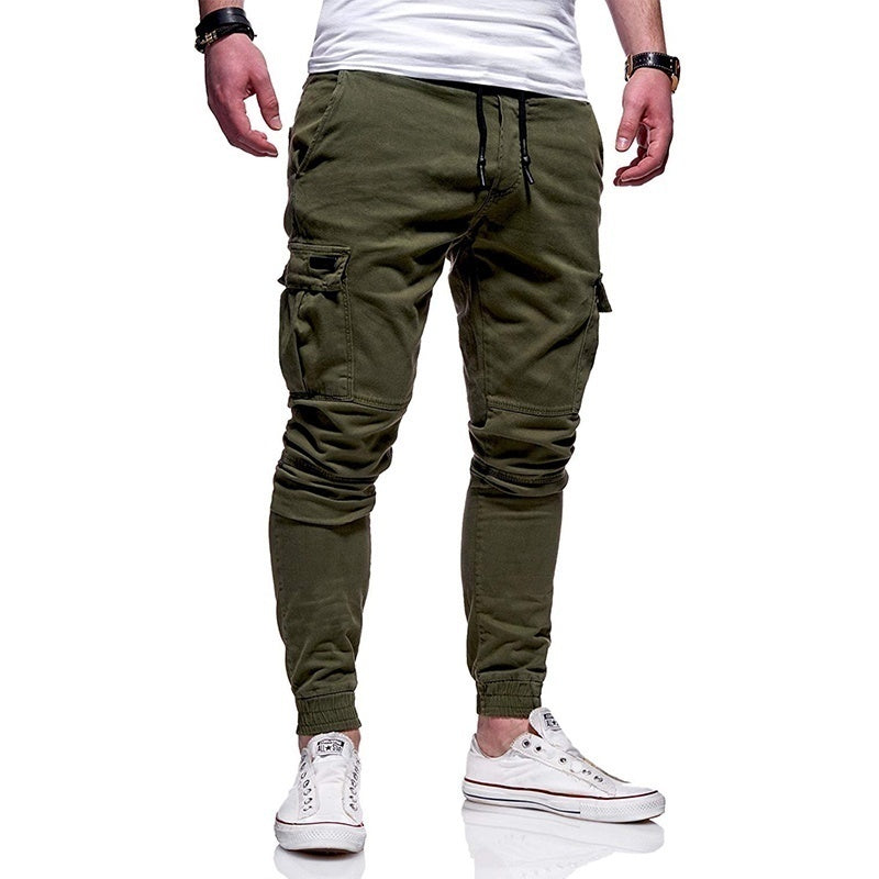 Men Autumn Thin Cotton Casual Pants Image