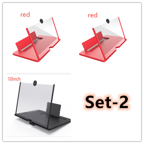 3D Screen Magnifier Signal Booster Mobile Screen Lightweight Foldable Magnifying Glass Image