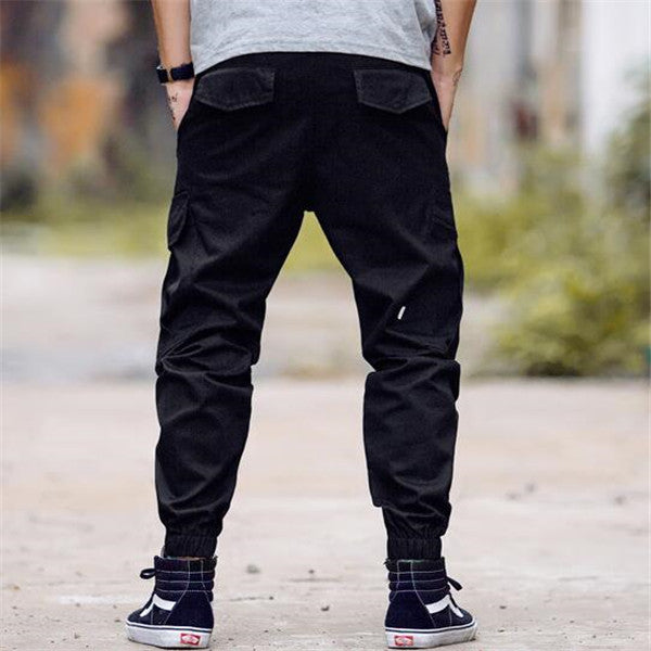 Men Fashion Streetwear Pants Mens Jogger Camo Harem Pants Street Style Youth Casual Camouflage Slim Fit Ankle Trousers Male Image