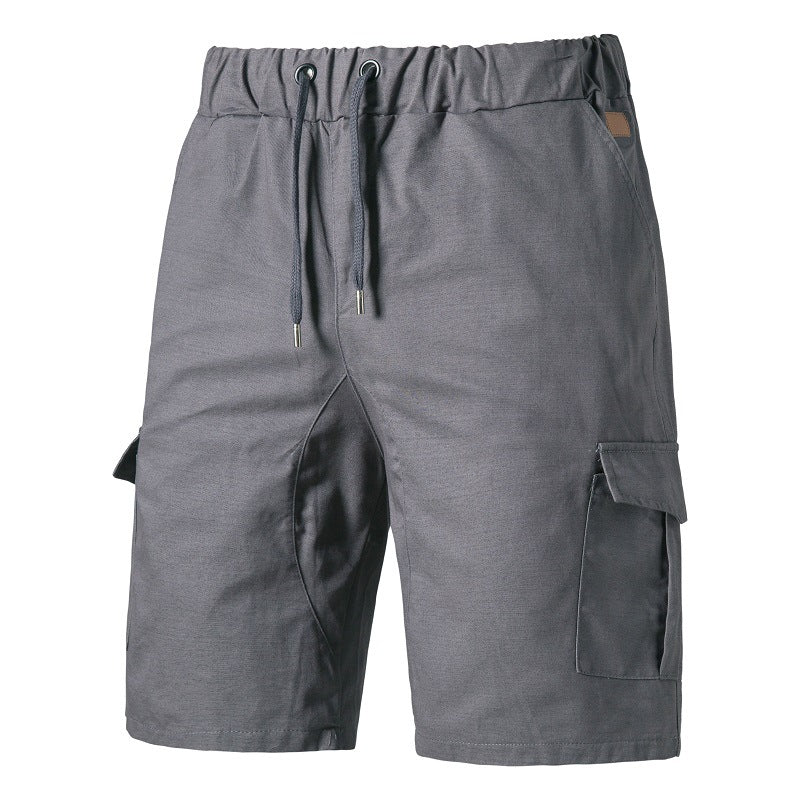 Casual tooling multi-pocket casual men's shorts Image