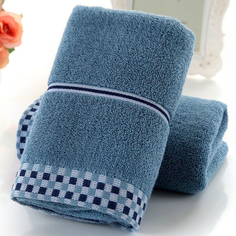 Soft absorbent facial towel couple adult towel Image