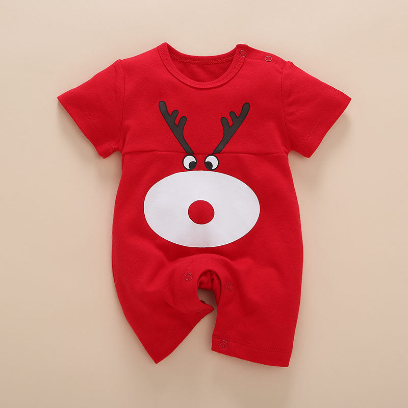 Baby baby clothes wear one piece clothes pure cotton clothes Image