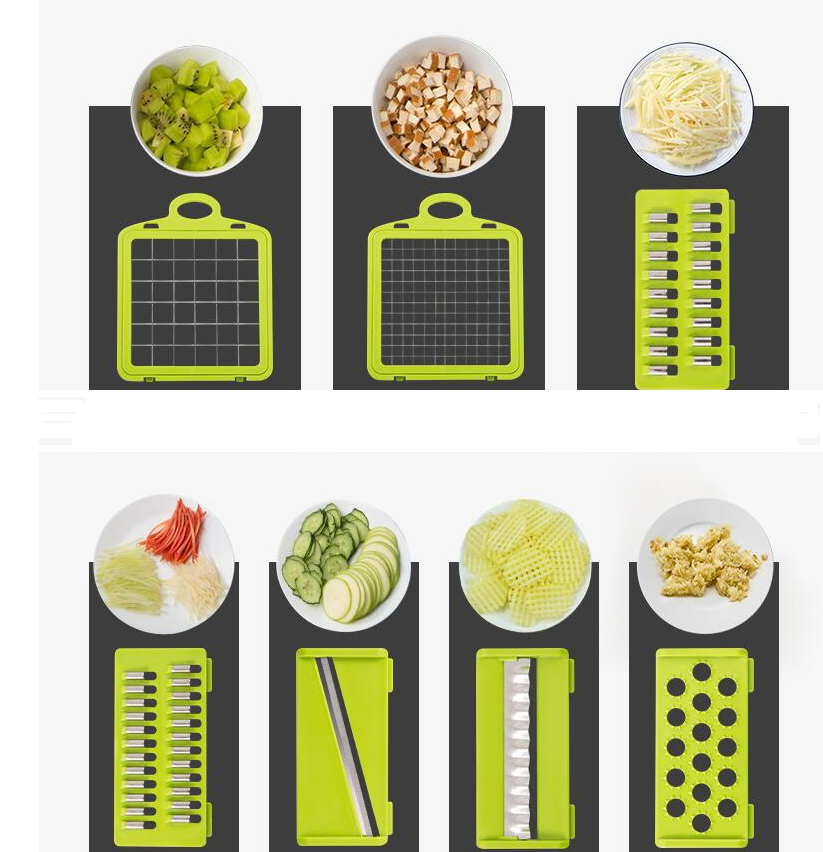 Multifunctional Vegetable Cutter Home Kitchen Slicing And Dicing Fruit Artifact Image