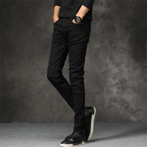 Slim-fit stretch men's pants Image